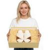 image:imageNineCiFun Womens Opentoe House Slippers Memory Foam Bedroom Fuzzy Slipper Slides for Women Indoor Home Shoes for SummerCamel