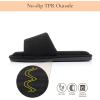 image:imageNineCiFun Womens Opentoe House Slippers Memory Foam Indoor Slipper Slides Cute Summer Home Shoes for WomenBlack