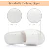 image:imageNineCiFun Womens Opentoe House Slippers Memory Foam Indoor Slipper Slides Cute Summer Home Shoes for WomenWhite