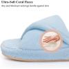 image:imageNineCiFun Womens Slippers Open Toe Breathable House Slippers with Memory Foam FoldOver Home Shoes Comfy Trendy Gift Woman NonSlip SoleBlue