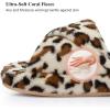 image:imageNineCiFun Womens Slippers Open Toe Breathable House Slippers with Memory Foam FoldOver Home Shoes Comfy Trendy Gift Woman NonSlip SoleBrown Yellow Leopard