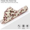 image:imageNineCiFun Womens Slippers Open Toe Breathable House Slippers with Memory Foam FoldOver Home Shoes Comfy Trendy Gift Woman NonSlip SolePink Leopard