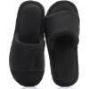 image:imageNineCiFun Slippers for Women Summer Open Toe  Breathable Slip On House Slippers with Memory Foam NonSlip Comfy Indoor SlidesBlack