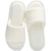 image:imageNineCiFun Slippers for Women Summer Open Toe  Breathable Slip On House Slippers with Memory Foam NonSlip Comfy Indoor SlidesCream White