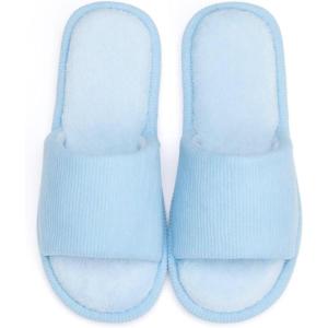 image:imageNineCiFun Womens Opentoe House Slippers Memory Foam Indoor Slipper Slides Cute Summer Home Shoes for WomenBlue