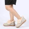 image:imageULTRAIDEAS Womens Fuzzy Memory Foam Bootie Slippers Cozy House Shoes with NonSlip Rubber Sole amp Grippers Warm Slipper Socks for Indoor Gift for MomParchment