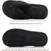 image:imageNineCiFun Summer Slippers for Women  Flip Flops Memory Foam House Slippers Open Toe Indoor Lightweight ShoesBlack