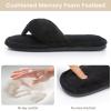 image:imageNineCiFun Summer Slippers for Women  Flip Flops Memory Foam House Slippers Open Toe Indoor Lightweight ShoesBlack