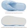 image:imageNineCiFun Summer Slippers for Women  Flip Flops Memory Foam House Slippers Open Toe Indoor Lightweight ShoesBlue