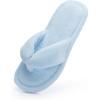 image:imageNineCiFun Summer Slippers for Women  Flip Flops Memory Foam House Slippers Open Toe Indoor Lightweight ShoesBlue