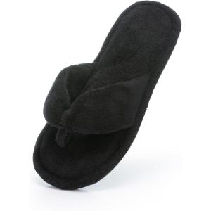image:imageNineCiFun Summer Slippers for Women  Flip Flops Memory Foam House Slippers Open Toe Indoor Lightweight ShoesBlack