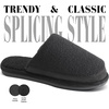 image:imageParlovable Womens Memory Foam House Slippers Warm Polar Fleece Lined Faux Fur NonSlip Rubber Sole Indoor Outdoor Machine Washable Comfort ShoesBlack