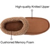 image:imageULTRAIDEAS Mens Indoor Outdoor Slippers Memory Foam Moccasin Clog House Shoes Breathable Slip on Rubber Sole Gift for Men FatherChestnut