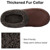 image:imageULTRAIDEAS Mens Indoor Outdoor Slippers Memory Foam Moccasin Clog House Shoes Breathable Slip on Rubber Sole Gift for Men FatherCoffee