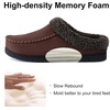 image:imageULTRAIDEAS Mens Indoor Outdoor Slippers Memory Foam Moccasin Clog House Shoes Breathable Slip on Rubber Sole Gift for Men FatherCoffee