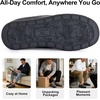 image:imageULTRAIDEAS Mens Indoor Outdoor Slippers Memory Foam Moccasin Clog House Shoes Breathable Slip on Rubber Sole Gift for Men FatherCool Grey