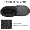 image:imageULTRAIDEAS Mens Indoor Outdoor Slippers Memory Foam Moccasin Clog House Shoes Breathable Slip on Rubber Sole Gift for Men FatherDark Grey