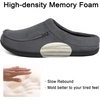 image:imageULTRAIDEAS Mens Indoor Outdoor Slippers Memory Foam Moccasin Clog House Shoes Breathable Slip on Rubber Sole Gift for Men FatherSuede Grey