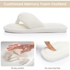 image:imageNineCiFun Summer Slippers for Women  Flip Flops Memory Foam House Slippers Open Toe Indoor Lightweight ShoesBeige