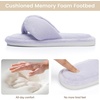 image:imageNineCiFun Summer Slippers for Women  Flip Flops Memory Foam House Slippers Open Toe Indoor Lightweight ShoesPurple