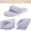 image:imageNineCiFun Summer Slippers for Women  Flip Flops Memory Foam House Slippers Open Toe Indoor Lightweight ShoesPurple