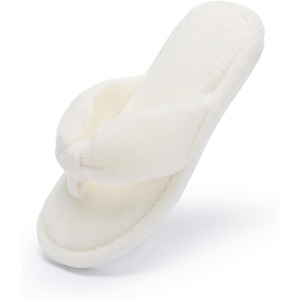 image:imageNineCiFun Summer Slippers for Women  Flip Flops Memory Foam House Slippers Open Toe Indoor Lightweight ShoesBeige