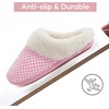 image:imageULTRAIDEAS Womens Breathable House Slippers with Memory Foam Lightweight Cotton Blend Lining Indoor Outdoor Slip On Design Non Slip Rubber Sole for Bedroom Machine WashableSalmon Pink