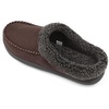 image:imageULTRAIDEAS Set of Two Pairs Mens SlippersCoffee amp Black Large 1112
