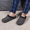 image:imageULTRAIDEAS Set of Two Pairs Mens SlippersCoffee amp Black Large 1112