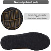 image:imageLulex Mens Moccasin Slippers Size 814Memory Foam House Shoes with Rubber Indoor Outdoor Sole Machine WashableTan