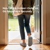 image:imageULTRAIDEAS Womens Indoor Loafer House Slippers with Memory Foam Ladies Warm Closed Back House Shoes with NonSlip Outdoor Rubber SoleLight Grey
