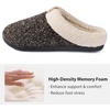 image:imageULTRAIDEAS Mens Warm Fuzzy Slip On Slippers Sherpa Lined House Shoes with Memory Foam for Indoor Outdoor Mens Gifts for WinterLimonite
