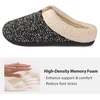 image:imageULTRAIDEAS Mens Warm Fuzzy Slip On Slippers Sherpa Lined House Shoes with Memory Foam for Indoor Outdoor Mens Gifts for WinterMeteorite Grey