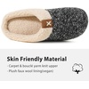 image:imageULTRAIDEAS Mens Warm Fuzzy Slip On Slippers Sherpa Lined House Shoes with Memory Foam for Indoor Outdoor Mens Gifts for WinterSleet