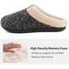 image:imageULTRAIDEAS Mens Warm Fuzzy Slip On Slippers Sherpa Lined House Shoes with Memory Foam for Indoor Outdoor Mens Gifts for WinterSleet