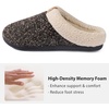 image:imageULTRAIDEAS Mens Warm Fuzzy Slip On Slippers Sherpa Lined House Shoes with Memory Foam for Indoor Outdoor Mens Gifts for WinterUpgrade Brown