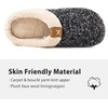 image:imageULTRAIDEAS Mens Warm Fuzzy Slip On Slippers Sherpa Lined House Shoes with Memory Foam for Indoor Outdoor Mens Gifts for WinterUpgrade Grey