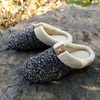 image:imageULTRAIDEAS Mens Warm Fuzzy Slip On Slippers Sherpa Lined House Shoes with Memory Foam for Indoor Outdoor Mens Gifts for WinterUpgrade Grey