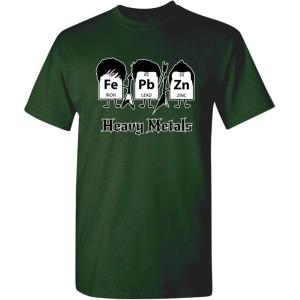 imageHeavy Metals Chemistry Humor Science Rock and Roll Music Sarcasm Funny T ShirtForest