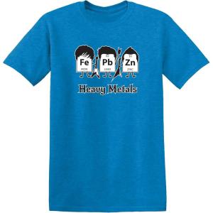 imageHeavy Metals Chemistry Humor Science Rock and Roll Music Sarcasm Funny T ShirtHeather Sapphire