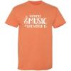 imageWithout Music Life Would B Flat Band Graphic Novelty Sarcastic Funny T ShirtSunset