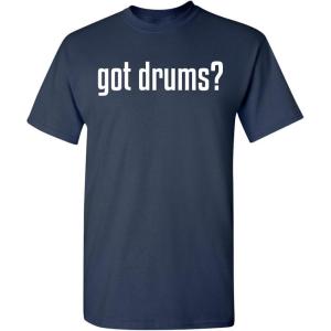 imageGot Drums Music Band Party Musical Drummer Funny T ShirtNavy