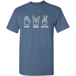 imagePaper Rock Scissors Music Band Guitar Drums Sarcastic Funny T ShirtDusk
