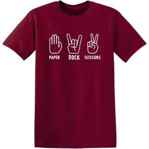 imagePaper Rock Scissors Music Band Guitar Drums Sarcastic Funny T ShirtGarnet