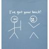 imageI Got Your Back Stick Figure Graphic Friendship Novelty Sarcastic Funny T ShirtWhite