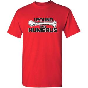 imageI Found This Humerus Humor Sarcasm Funny T ShirtRed