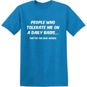 imagePeople Who Tolerate Me On A Daily Basis Sarcastic Funny T ShirtHeather Sapphire