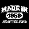 imageBorn in 1958 Original Parts Funny Birthday T ShirtForest