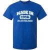 imageBorn in 1956 Original Parts Funny Birthday T ShirtRoyal