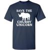 imageSave The Chubby Unicorn Novelty Graphic Sarcastic Funny T ShirtNavy